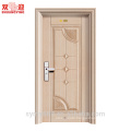 Highly quality embossing Primary white house room door steel interior door with noise insulating